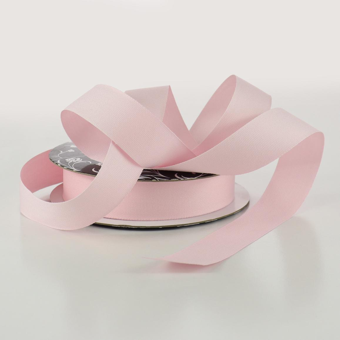 (DISC) 25MM COTTON RIBBON 25M LT PINK