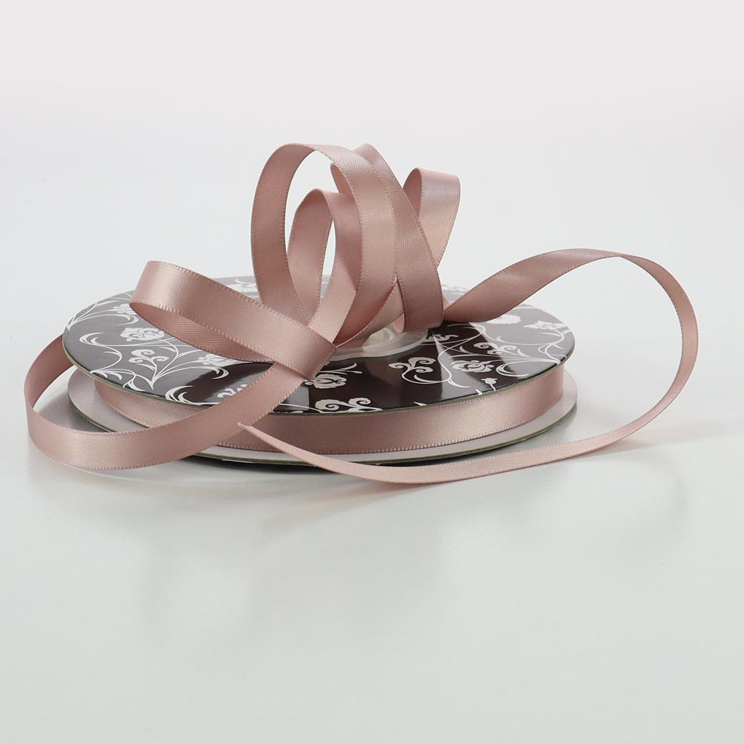 (DISC) 10MM DOUBLE SIDED SATIN 30M PER ROLL CHAMPAGNE