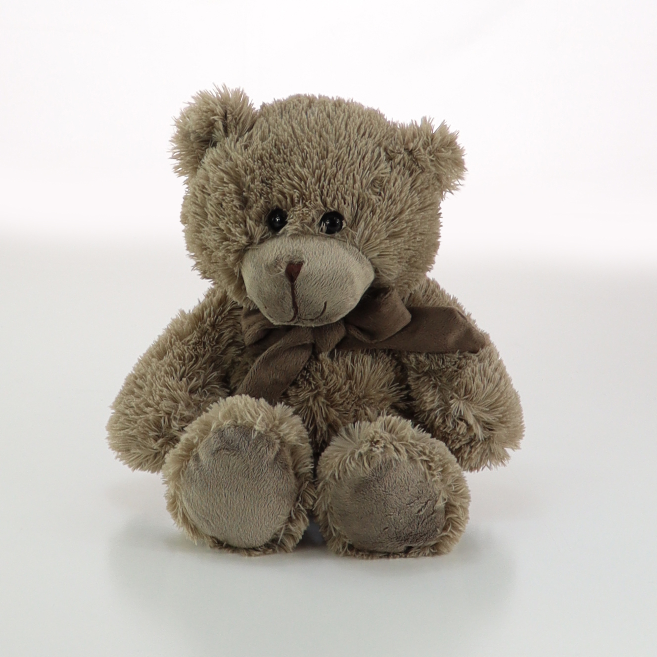 BROWN BEAR BROWN BOW 23.5CM SITTING