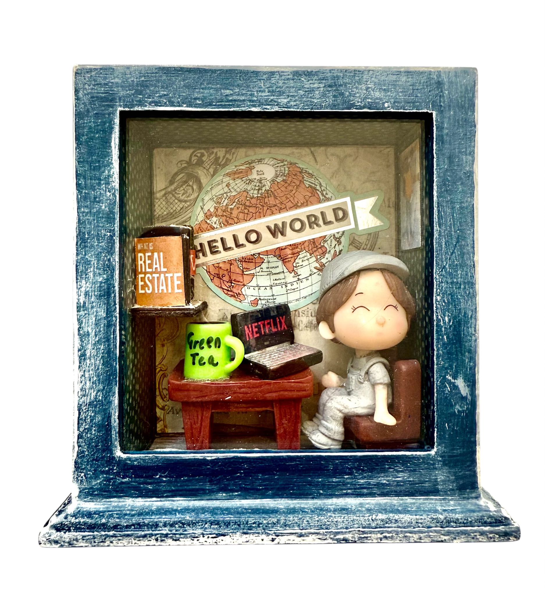 Shadow Box Pen Holder