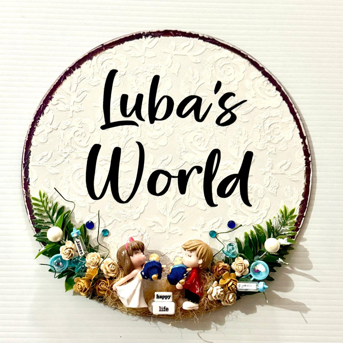 Personalised Family Keepsake Plaque