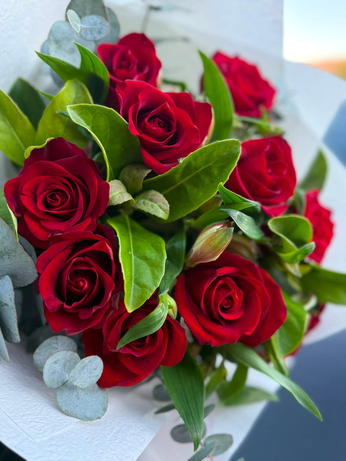 Seven Red Roses Bouquet