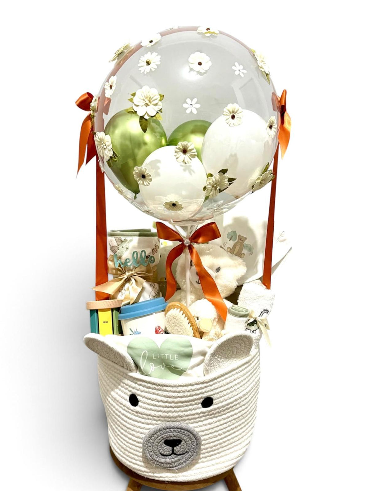 Sweet Baby Bear Balloon Hamper